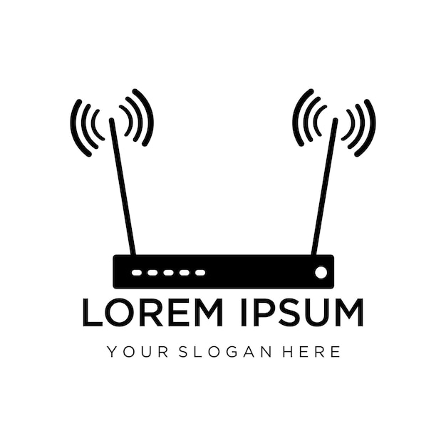 la aplicación de iconos de la plantilla vectorial del logotipo wifi