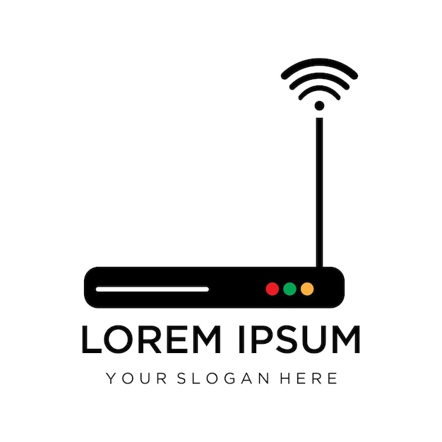 la aplicación de iconos de la plantilla vectorial del logotipo wifi
