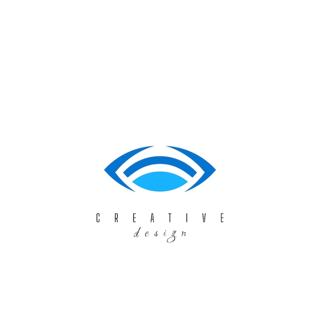 Aplicación de iconos vectoriales de plantilla de logotipo y símbolos para el cuidado de los ojos