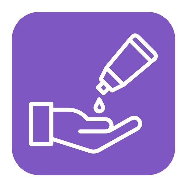 La aplicación de la imagen vectorial del icono de la crema se puede utilizar para la cosmetología