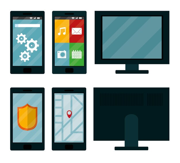 aplicación móvil para teléfonos inteligentes y PC