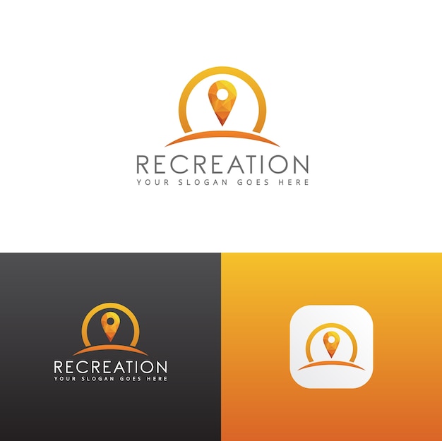 Aplicación de recreación lowpoly logo