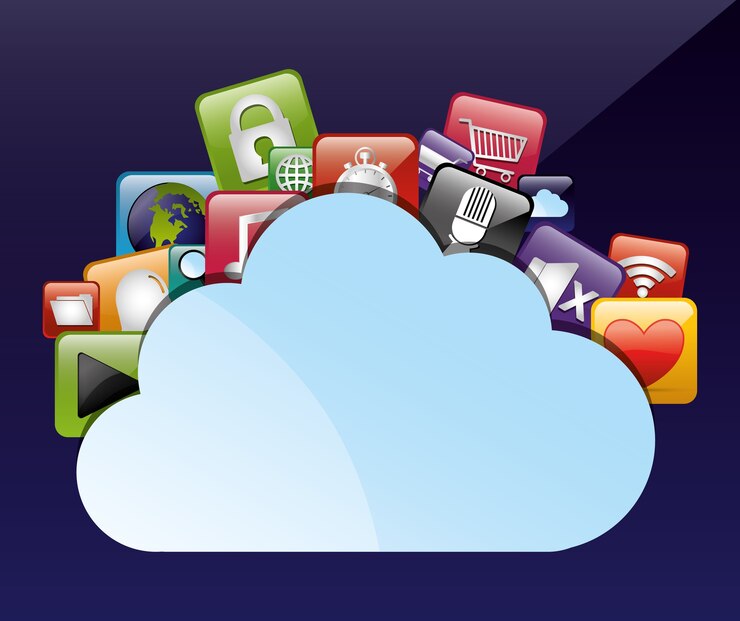 Vector aplicaciones de tecnología móvil