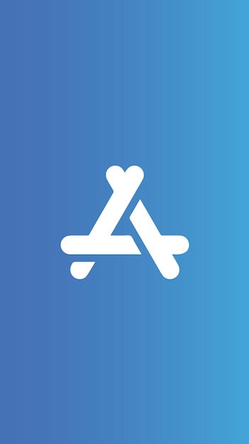 App Store logotipo signo símbolo vector Aplicaciones móviles icono de servicio en línea Social Media App Logo