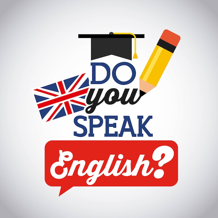 Vector aprender diseño inglés, ilustración vectorial gráfico eps10