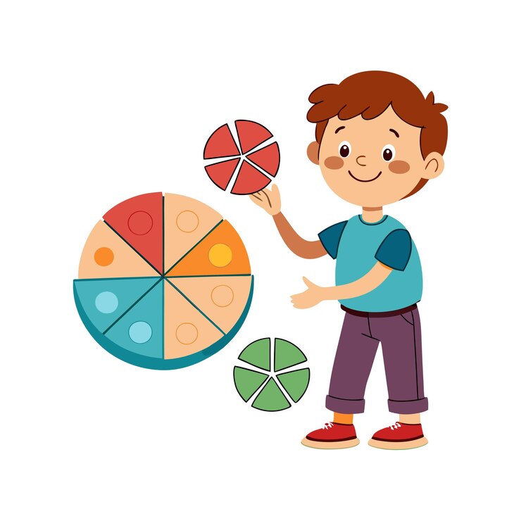 Vector aprendizaje y entretenimiento infantil ilustración vectorial de personajes de dibujos animados para educación y medios de comunicación