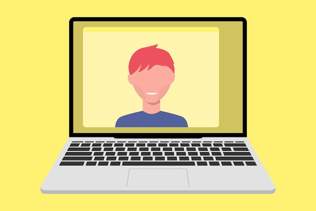 Aprendizaje o reunión en línea con conferencia Videollamada de conferencia trabajando desde casa