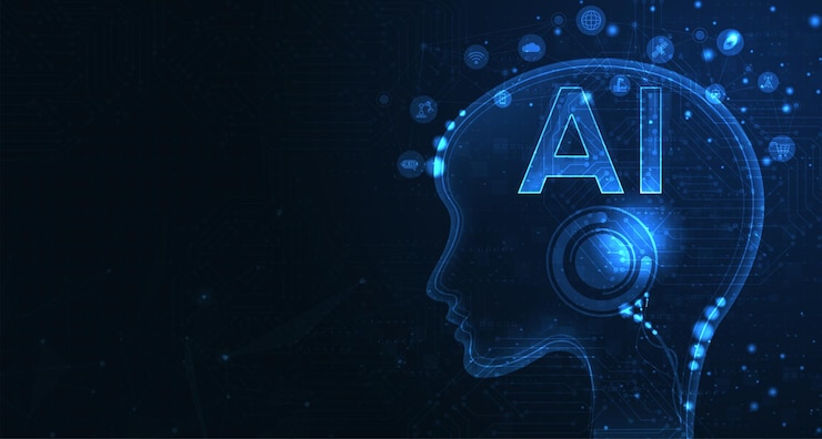 Vector aprendizaje profundo de datos de ia de aprendizaje automático de inteligencia artificial para futuras ilustraciones de tecnología