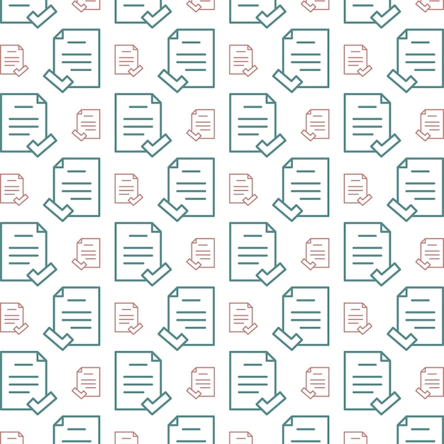 Aprobar el fondo de ilustración vectorial textil de colores múltiples que repite el patrón de moda
