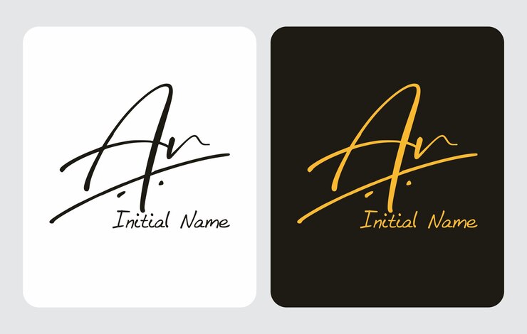 Ar A r escritura a mano inicial Ar escritura a mano inicial plantilla de logotipo de firma vector letras de mano