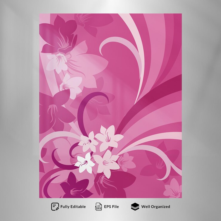 Vector arabesco vector florales diseño florales ilustración de diseño en blanco y negro