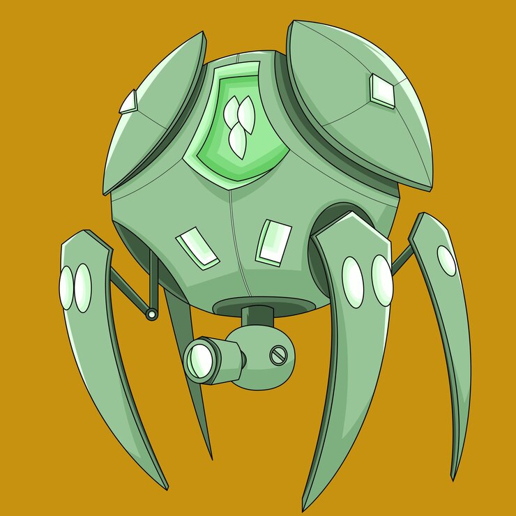Vector araña guerra robot vector ilustración