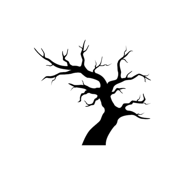 Árbol aislado sobre fondo blanco.