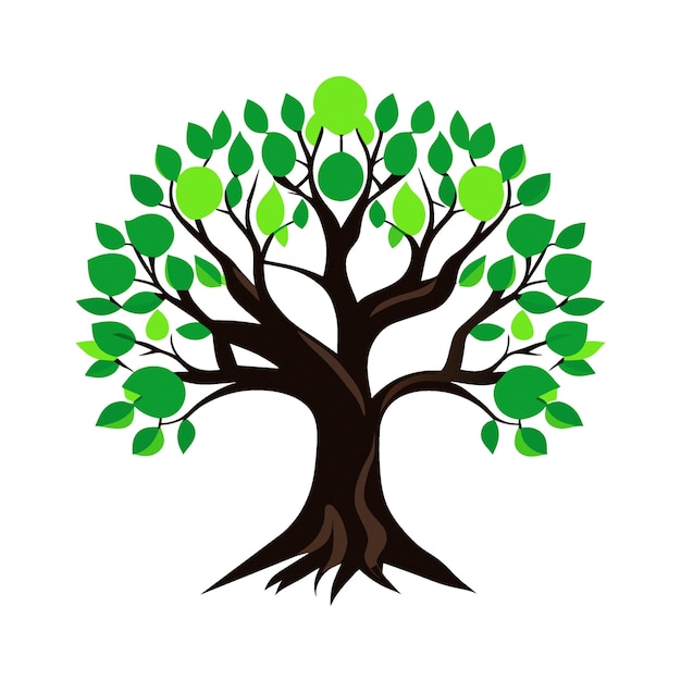 Vector Árbol clipart vector desain