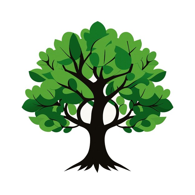 Vector Árbol clipart vector desain