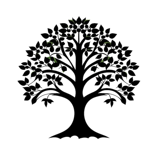 Árbol clipart vector desain