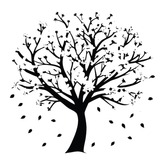El árbol en flor de la primavera