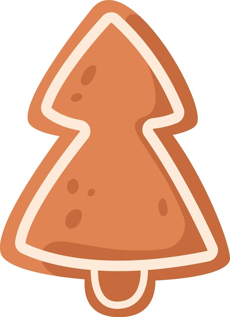 El árbol de galletas de Navidad de pan de jengibre