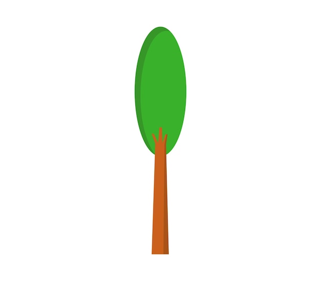 Vector Árbol ilustrado