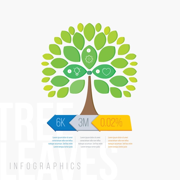 Árbol infografía