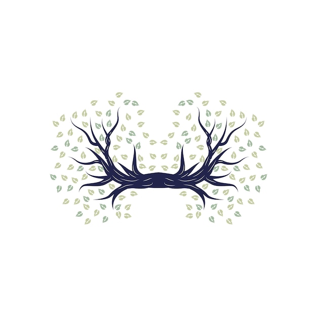 Árbol Logo Diseño Playground Vector Educación Árbol Icono