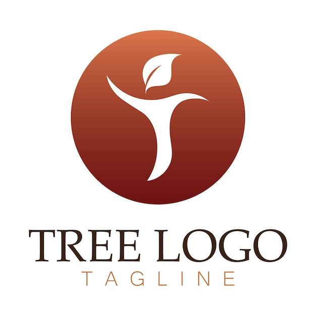 Árbol, logotipo, icono, vector, ilustración, design., vector, silueta, de, un, árbol, plantillas, de, árbol, logotipo, y, raíces, árbol de la vida, diseño, ilustración