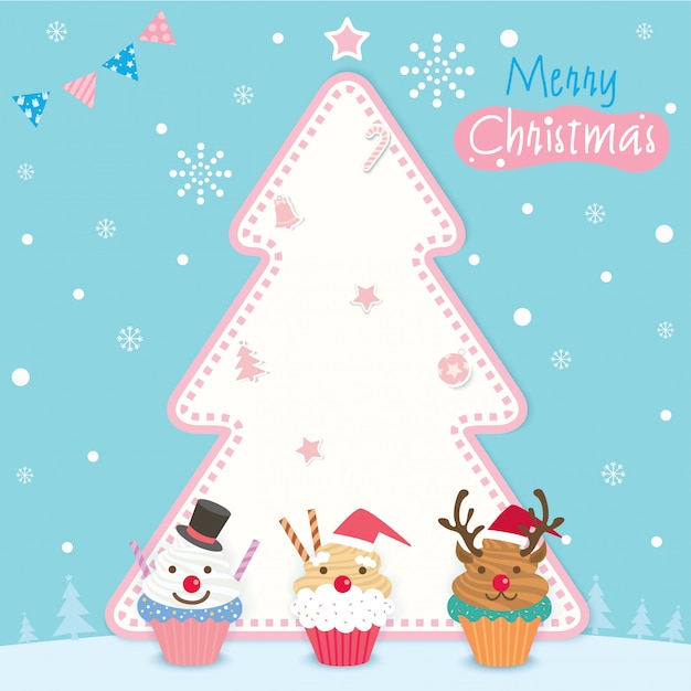 Árbol de la magdalena de Navidad