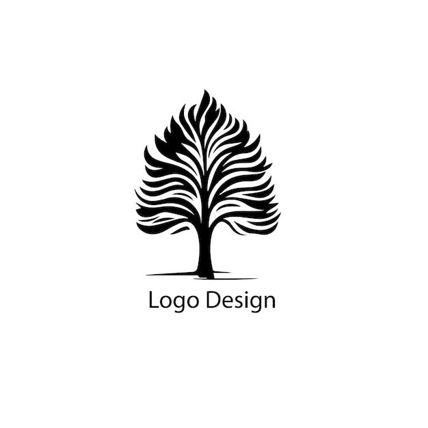 árbol, naturaleza, logotipo, plano, icono