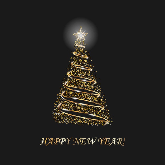 árbol de navidad 3d para tarjeta árbol de navidad como símbolo de feliz año nuevo feliz navidad vacaciones