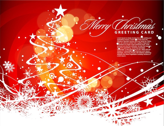 árbol de navidad, conjunto, plano de fondo, vector, ilustración
