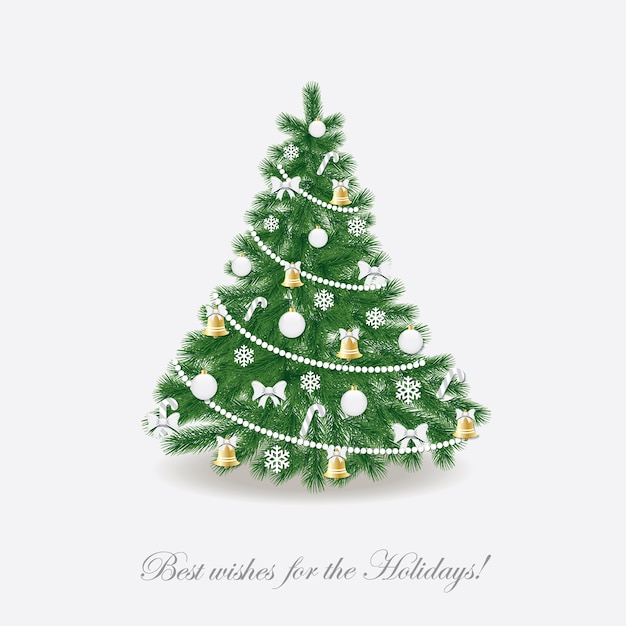 árbol de navidad decorado