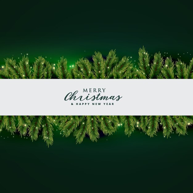 árbol de Navidad deja diseño de fondo