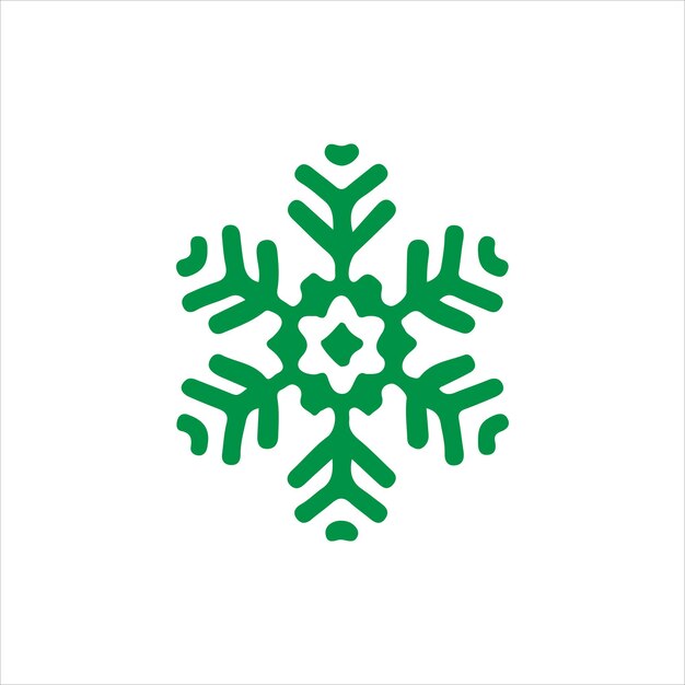 Árbol de Navidad diseño plano vector de árbol de color en fondo blanco silueta de clip art del día de Navidad
