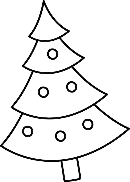 árbol de navidad del Doodle