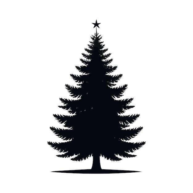 un árbol de Navidad con una estrella en él
