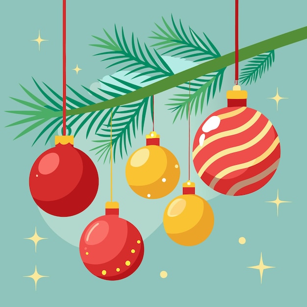 un árbol de Navidad con un fondo verde y una estrella en él