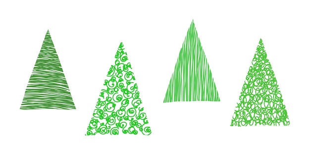 un árbol de Navidad con un fondo verde con un patrón de flores y un fondo verde