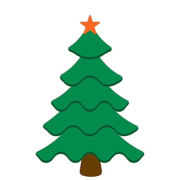 Árbol de navidad icono de árbol de año nuevo tarjeta de regalo moderna con diseño de pancarta dorada ilustración de naturaleza vintage nochebuena 2021 pancarta de año nuevo