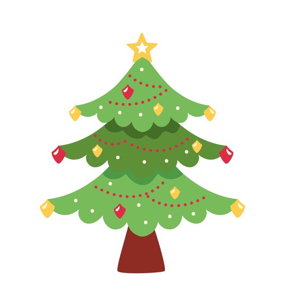 árbol de navidad con luces