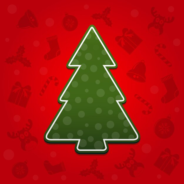 Árbol de navidad de papel.