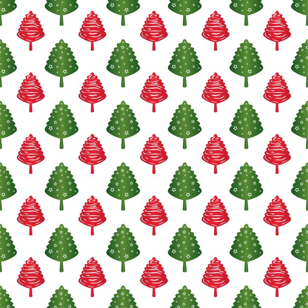 Árbol de navidad de patrones sin fisuras