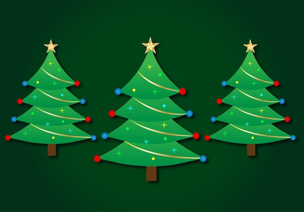 árbol de navidad vector