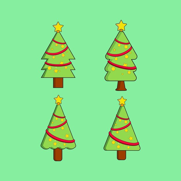 árbol de navidad vectorial