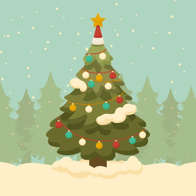 Arbol de navidad vintage