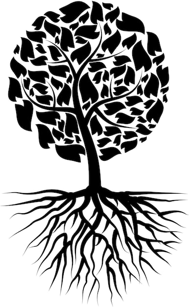 árbol negro