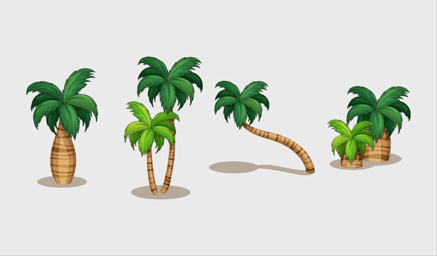 Árbol vector diseño eps fondo natural