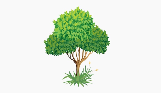 Árbol vector diseño eps fondo