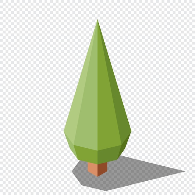 Árbol vectorial isométrico Elementos isométricos del árbol Elemento del árbol isométrica para el diseño del paisaje Elemento del parque