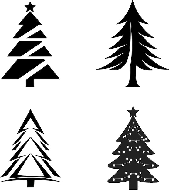 árbol vectorial de Navidad