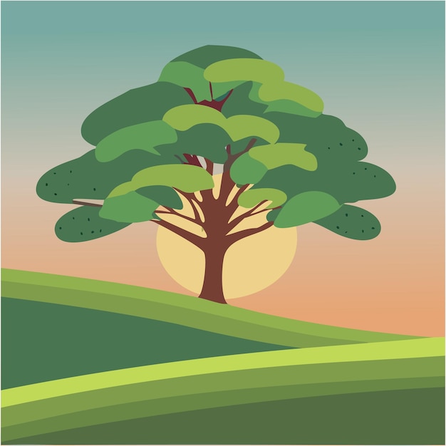 Vector Árbol vectorial